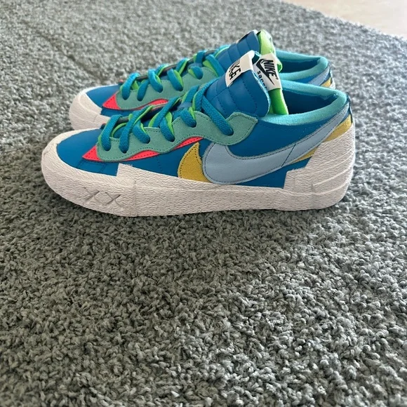 Nike Sacai Kaws Blazer Low Neptune Blue - Picture 3 of 5